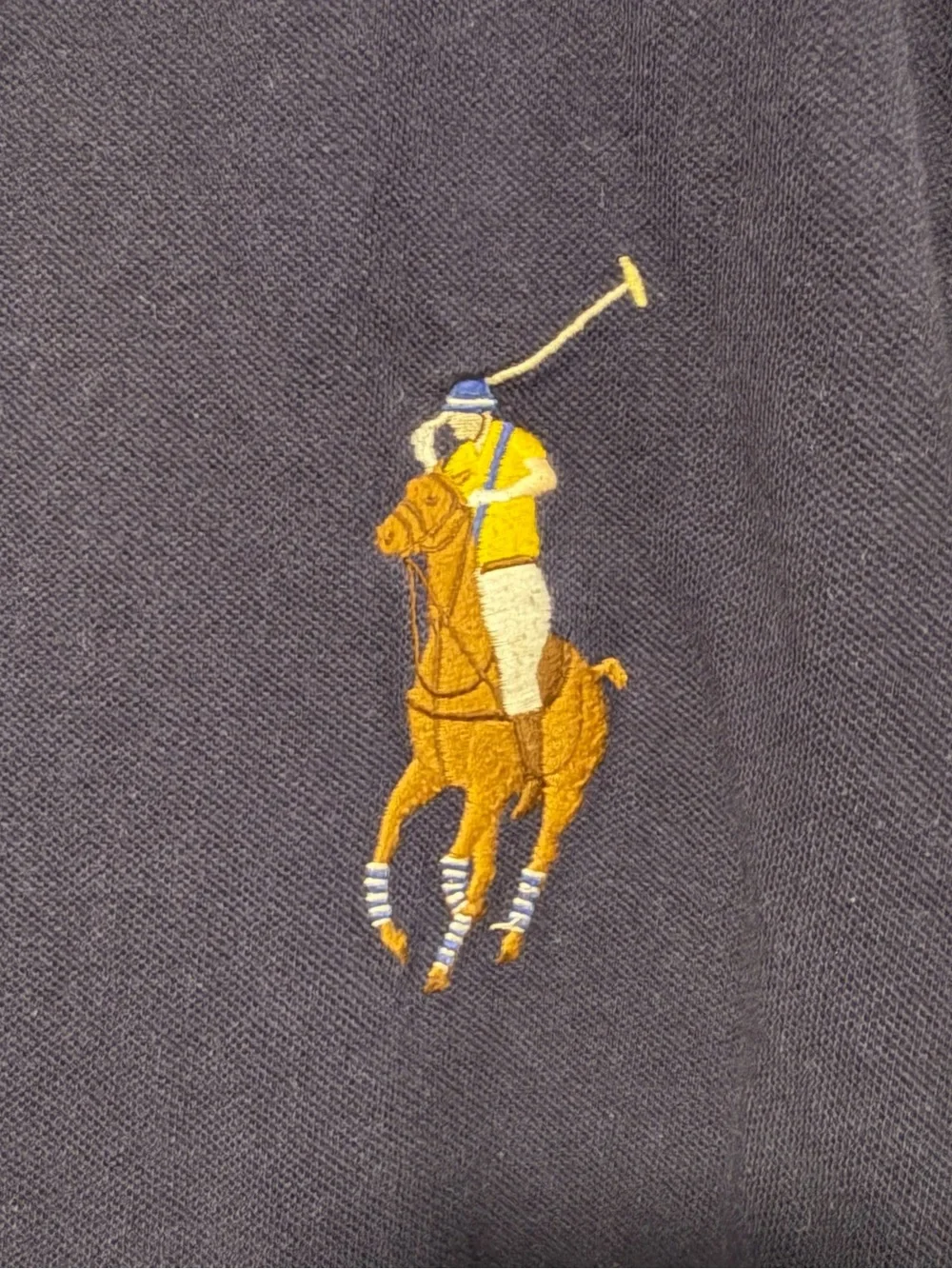 Polo Ralph Lauren Men's Navy Classic Polo Shirt with Large Embroidered Pony 3XB